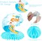 Beach Surfing Honeycomb Centerpieces Surfboard Party Table Centerpieces Surfing Birthday Party Table Decor Summer Hawaii Surf Decorations for The Big One Surf Party Supplies